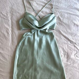 Green Princess Polly Cut Out Dress